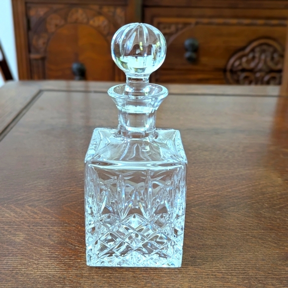 Vintage Cut Crystal Cordial Glass Decanter - Made In Portugal - Picture 6 of 11